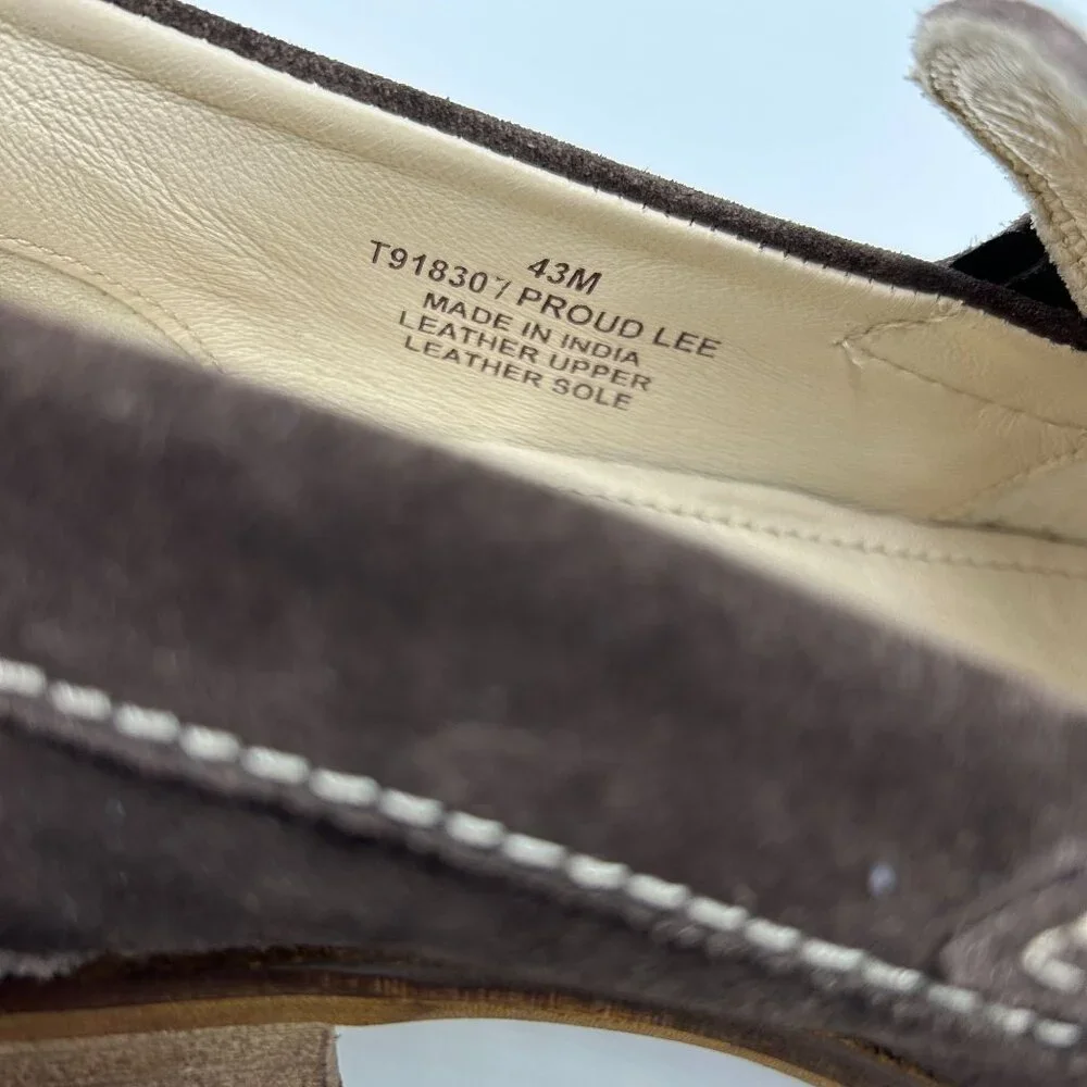 Men's Testosterone 43M (10) Proud Lee Brown Suede Tassel Loafers